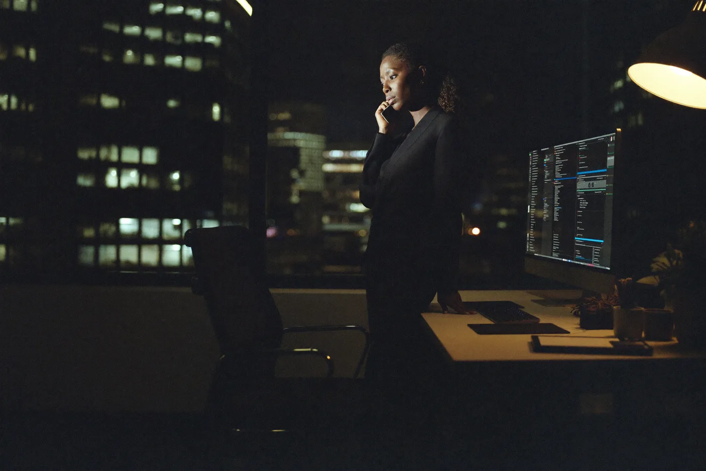 Illustrative sales development lead portrait